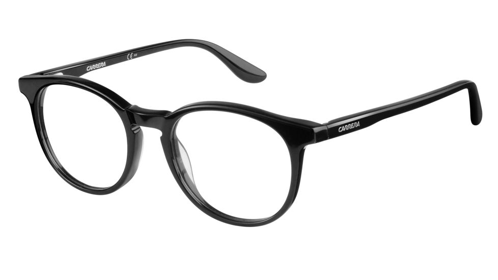 Carrera 6636/N Progressive Prescription Eyeglasses CA6636N-0807-4919 - Black Frame, Lens Diameter 49mm, Distance Between Lenses 19mm