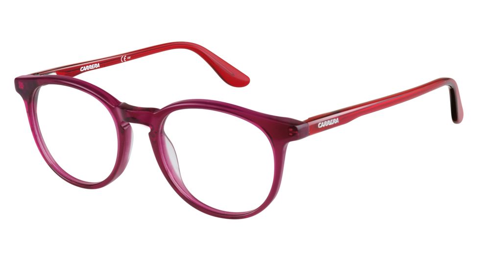 Carrera 6636/N Progressive Prescription Eyeglasses CA6636N-0IJH-4919 - Cherry Burgundy Frame, Lens Diameter 49mm, Distance Between Lenses 19mm