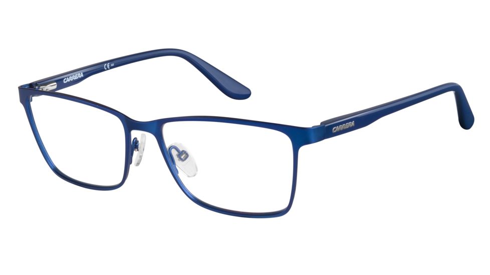 Carrera 6640 Progressive Prescription Eyeglasses CA6640-0HLE-5416 - Matte Blue Frame, Lens Diameter 54mm, Distance Between Lenses 16mm