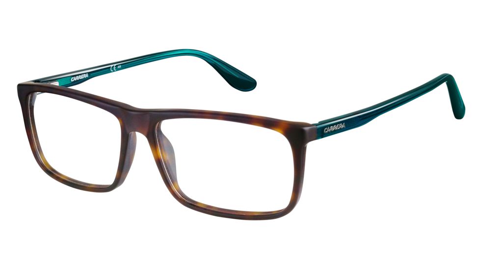 Carrera 6643 Progressive Prescription Eyeglasses CA6643-0KY6-5616 - Havana / Green Frame, Lens Diameter 56mm, Distance Between Lenses 16mm