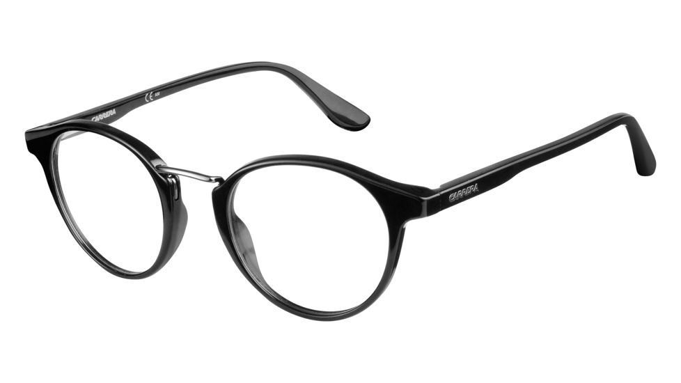 Carrera 6645 Eyeglass Frames CA6645-0807-4721 - Black Frame, Lens Diameter 47mm, Distance Between Lenses 21mm