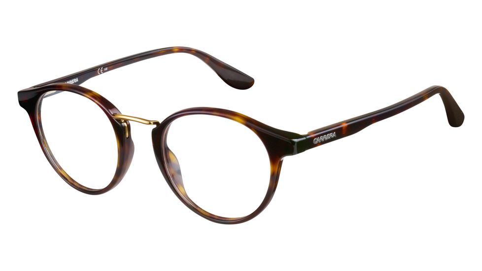 Carrera 6645 Eyeglass Frames CA6645-0086-4721 - Dark Havana Frame, Lens Diameter 47mm, Distance Between Lenses 21mm