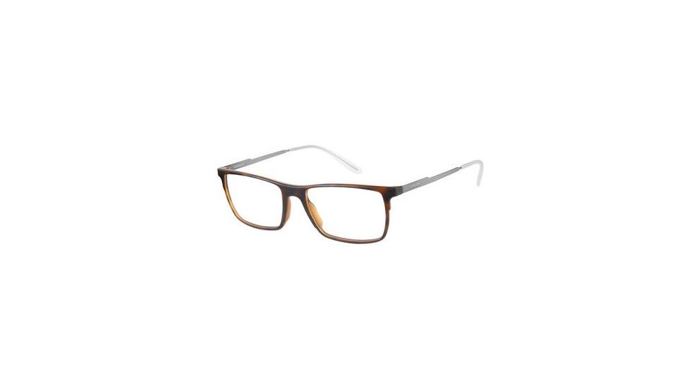 Carrera 6664 Progressive Prescription Eyeglasses CA6664-03MA-5317 - Havana / Ruthenium Frame, Lens Diameter 53mm, Distance Between Lenses 17mm