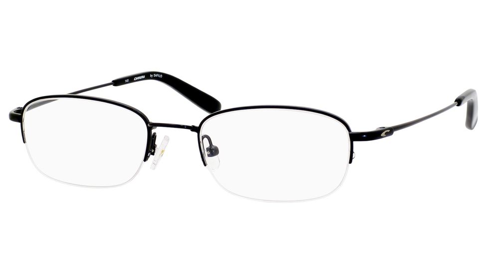 Carrera 7417 Eyeglass Frame - Semi Shiny Black, Size 49/19, Demo Lens CA741730
