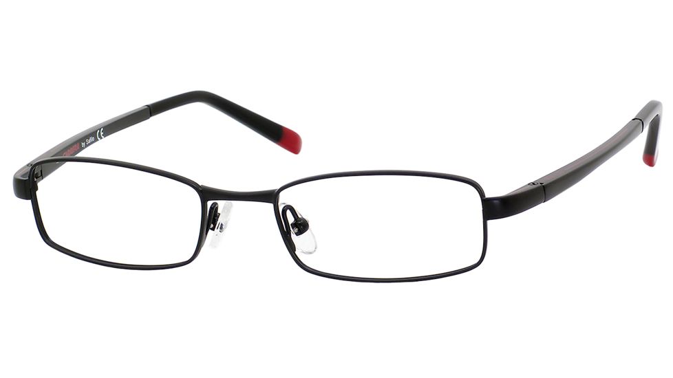 Carrera 7511 Bifocal Prescription Eyeglasses CA7511-091T-4417 - Black / Red Frame, Lens Diameter 44mm, Distance Between Lenses 17mm