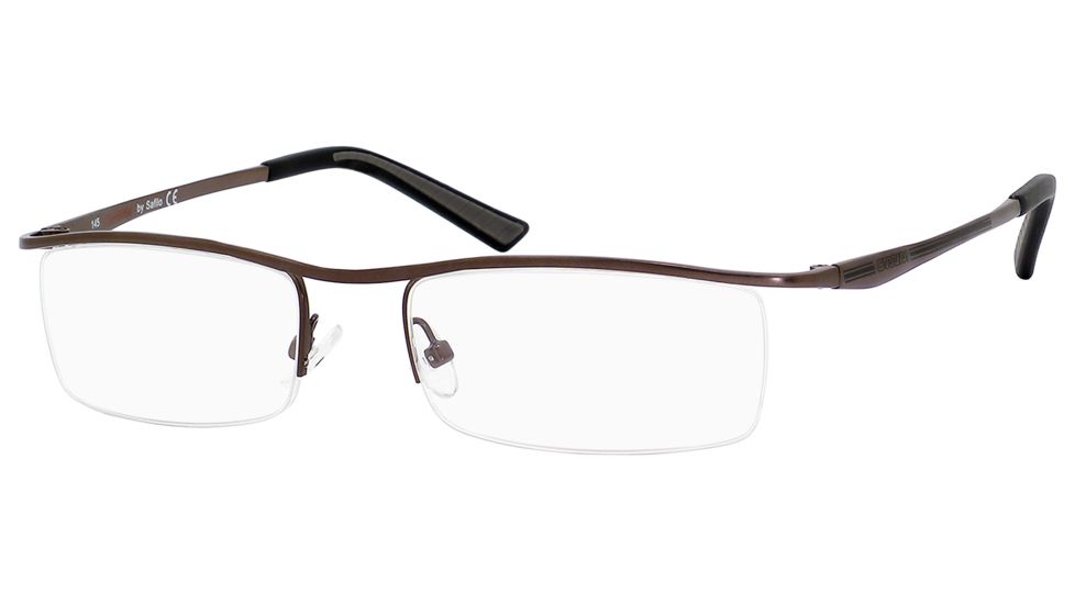 Carrera 7538 Eyeglass Frames CA7538-01E8-5218 - Brown Semi Shiny Frame, Lens Diameter 52mm, Distance Between Lenses 18mm