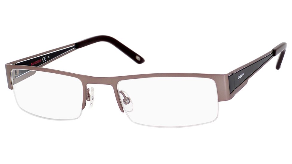 Carrera 7548 Progressive Prescription Eyeglasses CA7548-0B5C-5320 - Bronze Black Frame, Lens Diameter 53mm, Distance Between Lenses 20mm