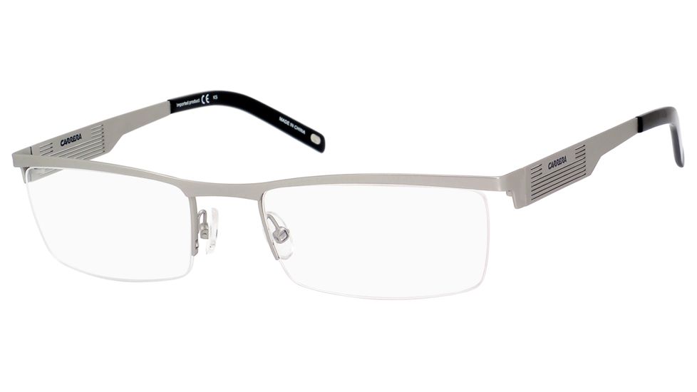 Carrera 7567 Eyeglass Frames CA7567-0011-5319 - Matte Pallalium Frame, Lens Diameter 53mm, Distance Between Lenses 19mm