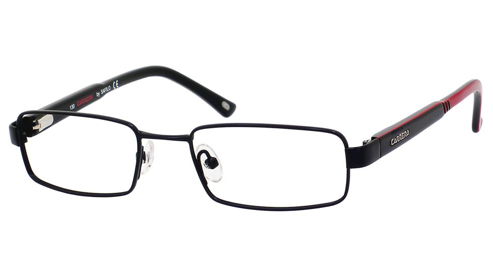 Carrera 7587 Single Vision Prescription Eyeglasses CA7587-0003-4517 - Black Frame, Lens Diameter 45mm, Distance Between Lenses 17mm