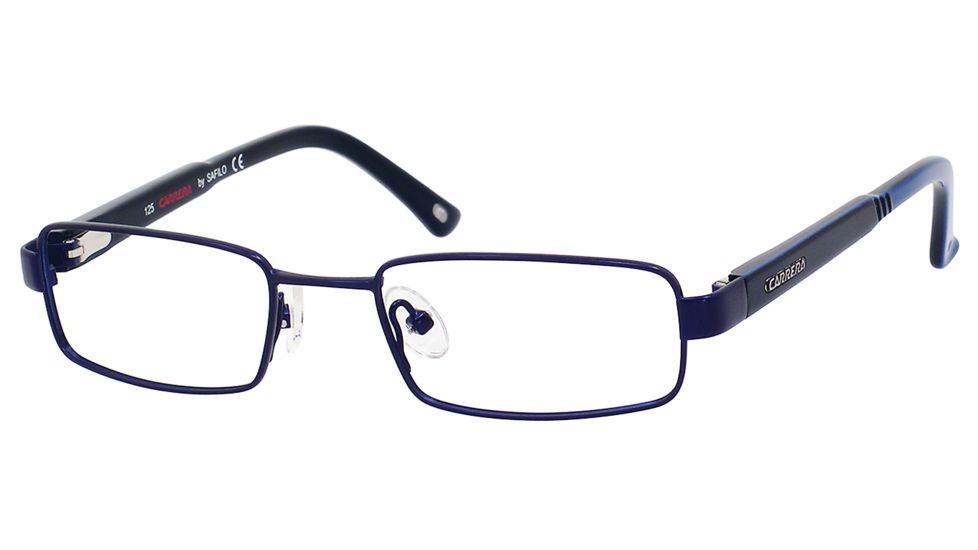 Carrera 7587 Single Vision Prescription Eyeglasses CA7587-01P6-4517 - Navy Frame, Lens Diameter 45mm, Distance Between Lenses 17mm