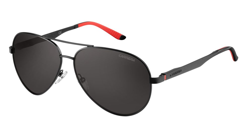 Carrera 8010/S Single Vision Prescription Sunglasses CA8010S-0003-M9-5912 - Frame Color Matte Black, Lens Diameter 59 mm