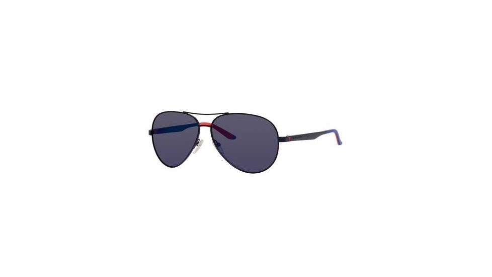 Carrera 8010/S Single Vision Prescription Sunglasses CA8010S-0IDK-5X-5912 - Frame Color Matte Blue, Lens Diameter 59 mm
