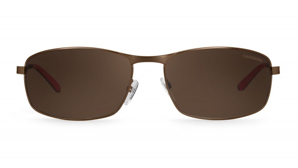 Carrera 8012/S Sunglasses CA8012S-0J8P-SP-6017 - Semi Matte Brown Frame, Bronze Polarized Lenses, Lens Diameter 60mm, Distance Between Lenses 17mm