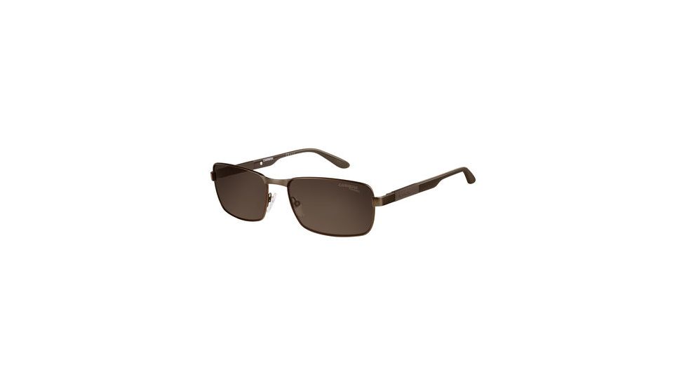 Carrera 8017/S Single Vision Prescription Sunglasses CA8017S-0TVL-SP-5817 - Lens Diameter 58 mm, Frame Color Matte Brown / Brown