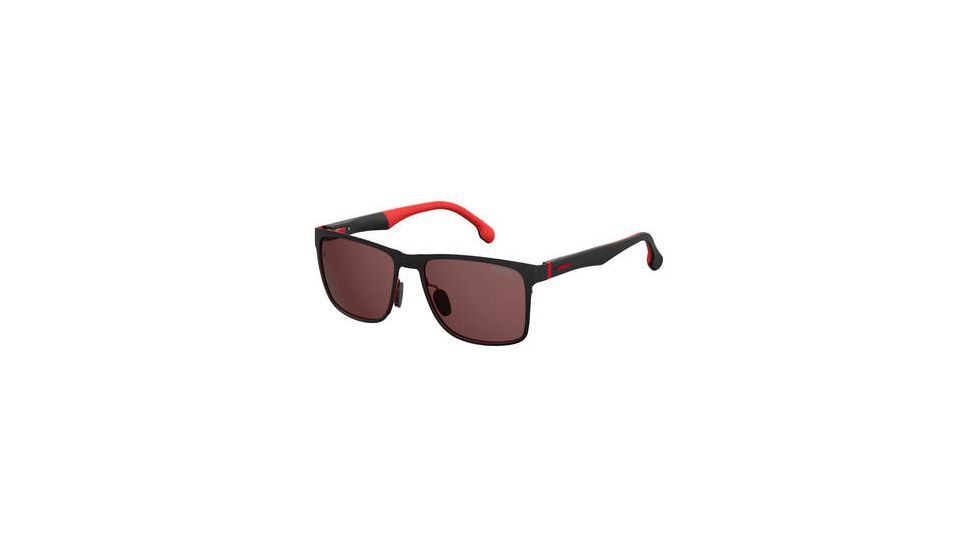 Carrera 8026/S Progressive Prescription Sunglasses CA8026S-0BLX-W6-5717 - Lens Diameter 57 mm, Frame Color Bkrt Crystal Red