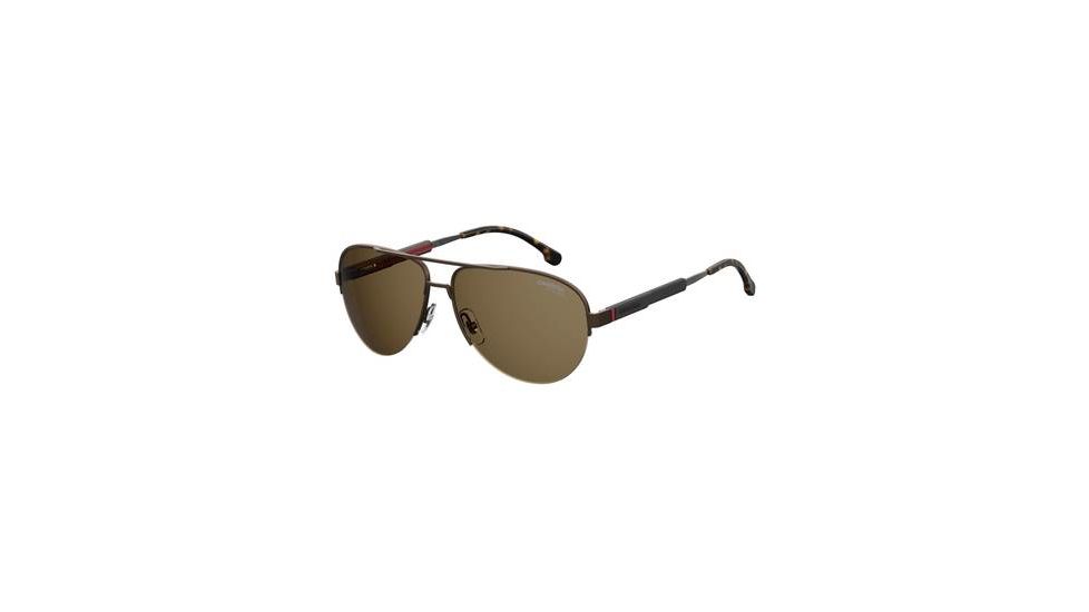 Carrera 8030/S Progressive Prescription Sunglasses CA8030S-0VZH-SP-6215 - Lens Diameter 62 mm, Frame Color Matte Bronze