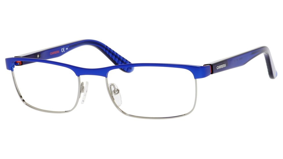 Carrera 8802 Progressive Prescription Eyeglasses CA8802-00RI-5519 - Blue Ruthenium Frame, Lens Diameter 55mm, Distance Between Lenses 19mm