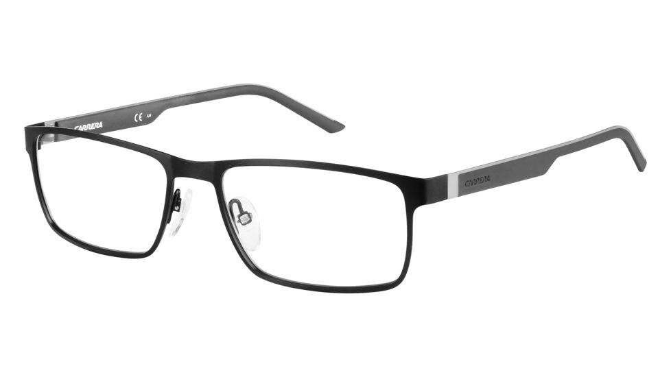 Carrera 8815 Eyeglass Frames CA8815-0PMY-5517 - Matte Black Gray Frame, Lens Diameter 55mm, Distance Between Lenses 17mm