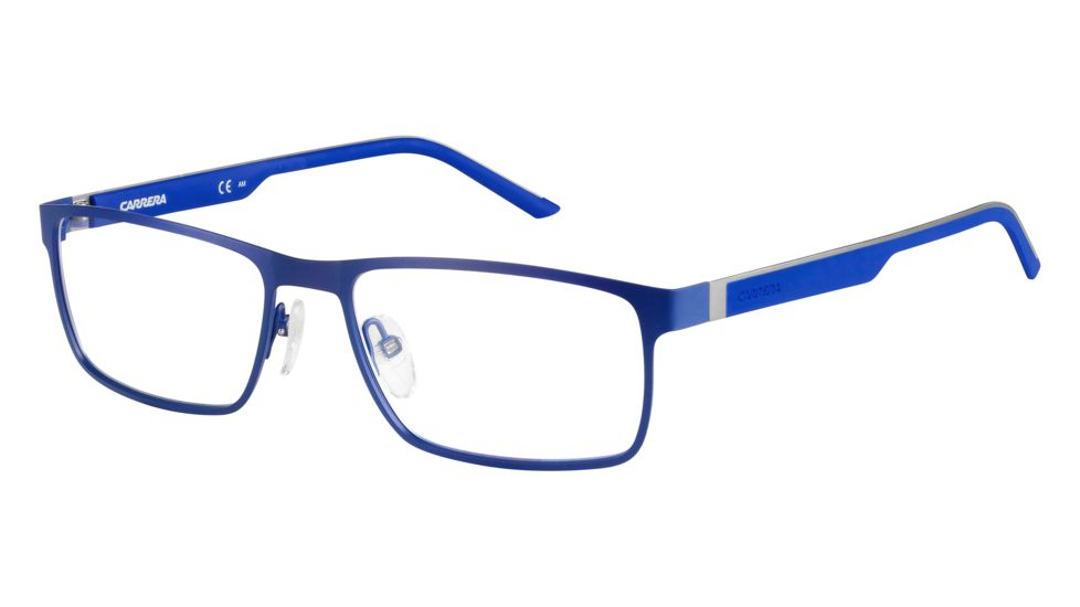 Carrera 8815 Eyeglass Frames CA8815-0PMW-5717 - Matte Blue Frame, Lens Diameter 57mm, Distance Between Lenses 17mm