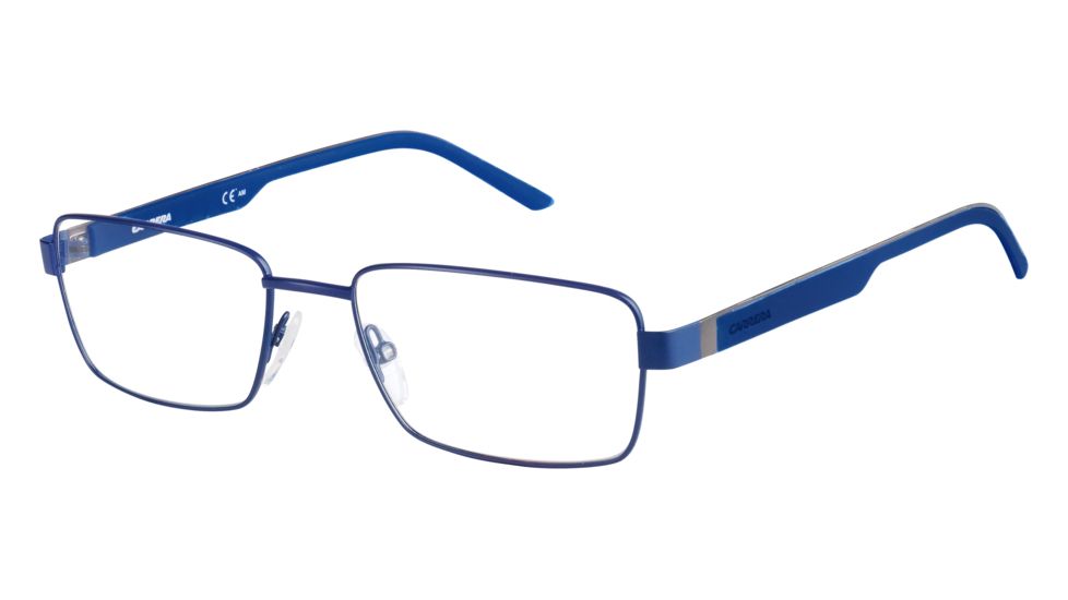 Carrera 8816 Eyeglass Frames CA8816-0PMW-5418 - Matte Blue Frame, Lens Diameter 54mm, Distance Between Lenses 18mm