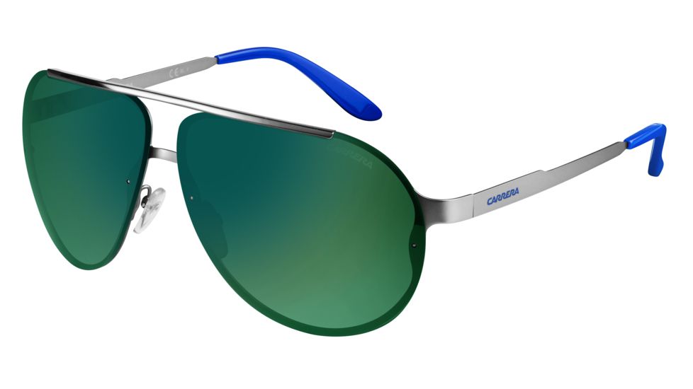 Carrera 90/S Progressive Prescription Sunglasses CA90S-0R81-Z9-6510 - Frame Color Matte Ruthenium, Lens Diameter 65 mm