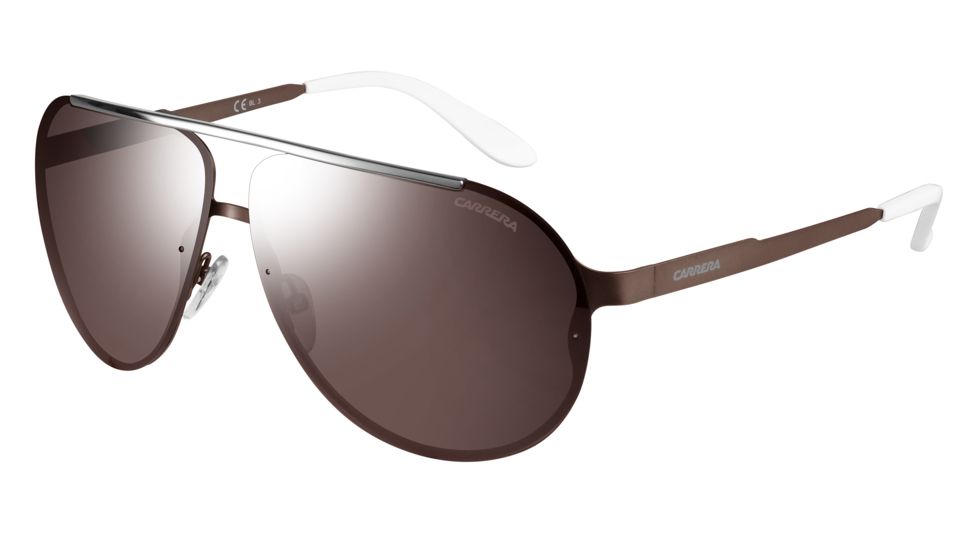Carrera 90/S Progressive Prescription Sunglasses CA90S-0J8P-8G-6510 - Lens Diameter 65 mm, Frame Color Semi Matte Brown