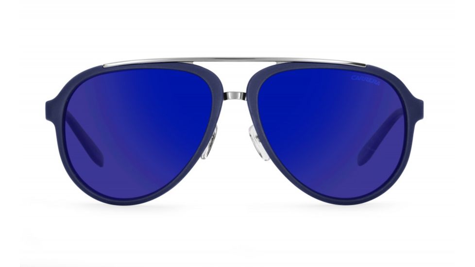 Carrera 96/S Sunglasses CA96S-0QZT-XT-5816 - Blue Ruthenium Frame, Blue Sky Miror Lenses, Lens Diameter 58mm, Distance Between Lenses 16mm