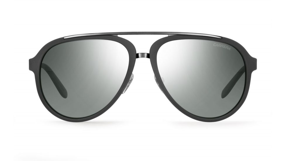 Carrera 96/S Sunglasses CA96S-06C2-3C-5816 - Gray Ruthenium Frame, Black Mirror Lenses, Lens Diameter 58mm, Distance Between Lenses 16mm