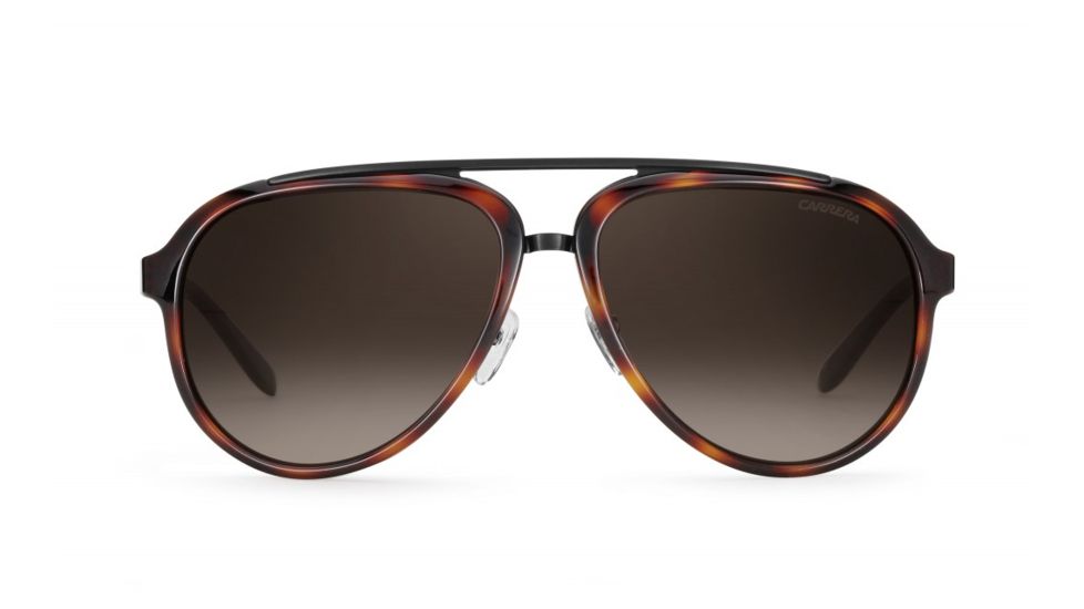 Carrera 96/S Sunglasses CA96S-06C1-HA-5816 - Havana Black Frame, Brown Gradient Lenses, Lens Diameter 58mm, Distance Between Lenses 16mm