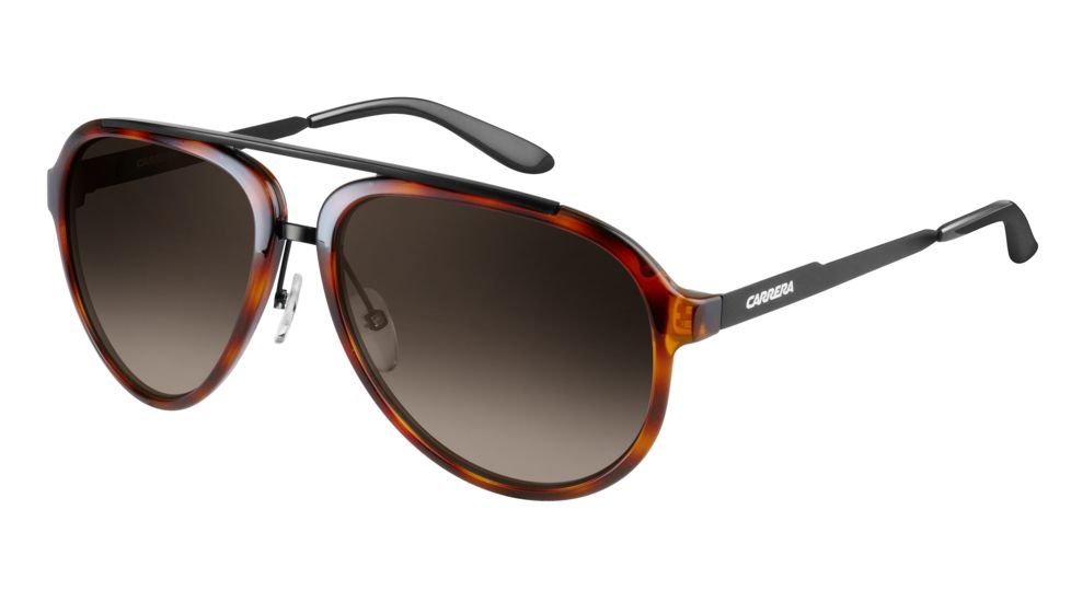 Carrera 96/S Progressive Prescription Sunglasses CA96S-06C1-HA-5816 - Lens Diameter 58 mm, Frame Color Havana Black