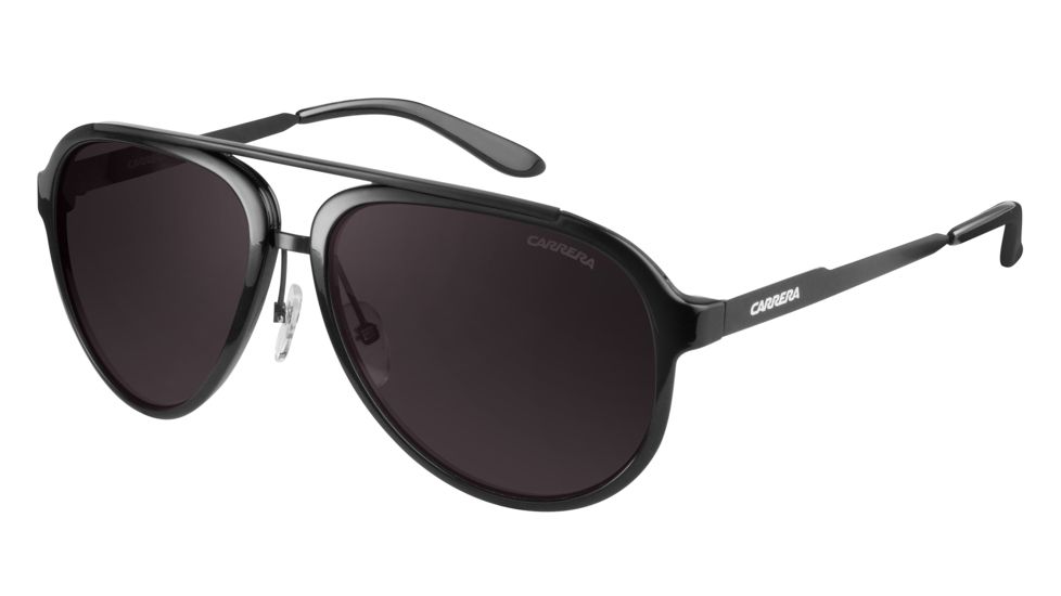 Carrera 96/S Progressive Prescription Sunglasses CA96S-0GVB-NR-5816 - Lens Diameter 58 mm, Frame Color Shiny Black Matte Black