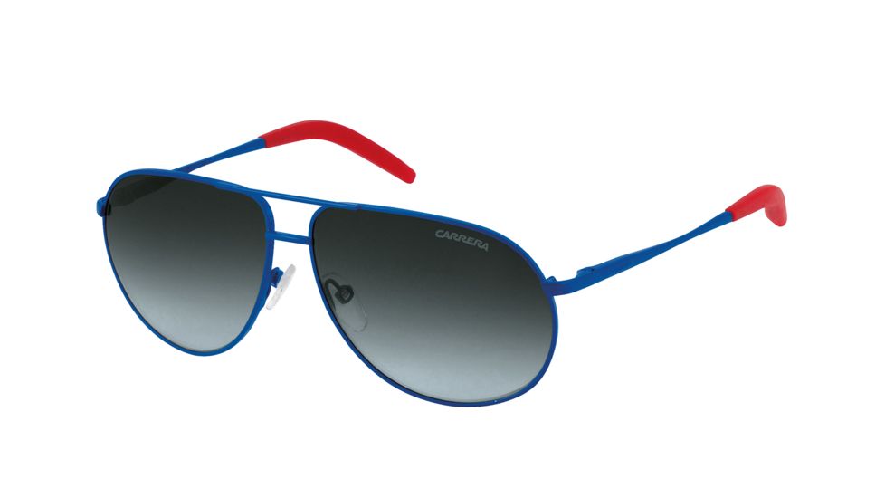 Carrera Carrerino 11/S Single Vision Prescription Sunglasses CARRE11S-0WJU-JJ-5511 - Frame Color Blue, Lens Diameter 55 mm