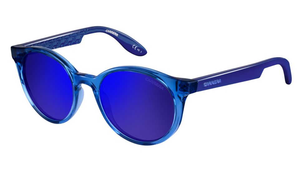 Carrera Carrerino 14/S Single Vision Prescription Sunglasses CARRE14S-0KNQ-XT-4618 - Lens Diameter 46 mm, Frame Color Azure Blue