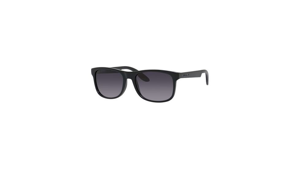 Carrera Carrerino 17/S Sunglasses CARRE17S-0D28-JJ-4916 - Shiny Black Frame, Gray Gradient Lenses, Distance Between Lenses 16mm