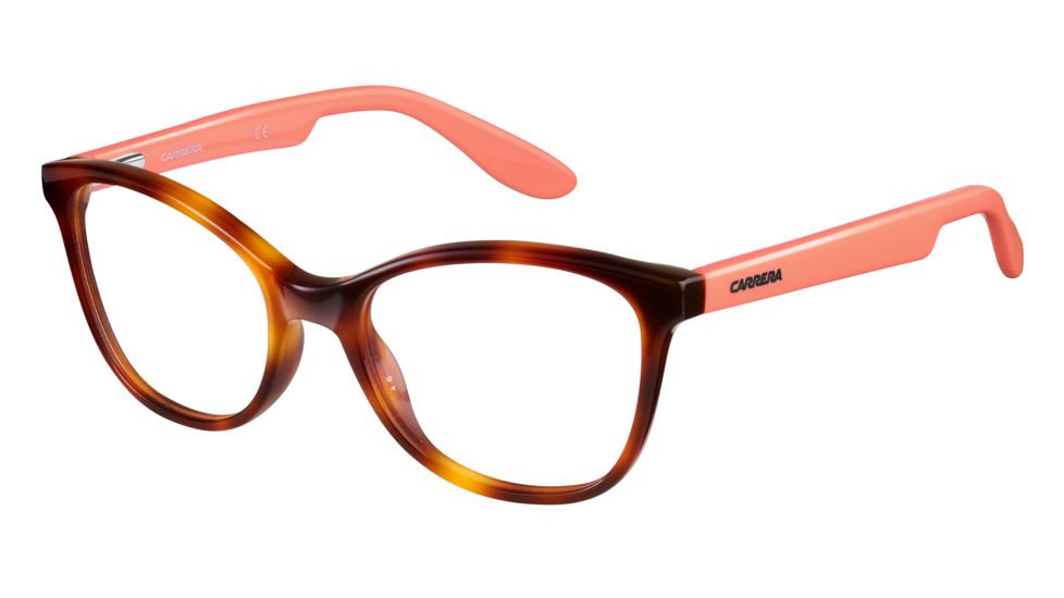 Carrera Carrerino 50 Progressive Prescription Eyeglasses CARRE50-0HMI-4717 - Havana Peach Frame, Lens Diameter 47mm, Distance Between Lenses 17mm