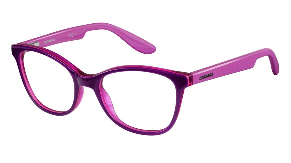 Carrera Carrerino 50 Progressive Prescription Eyeglasses CARRE50-0HMM-4917 - Violet Cherry Pink Frame, Lens Diameter 49mm, Distance Between Lenses 17mm