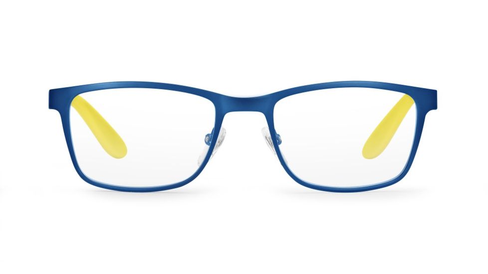 Carrera Carrerino 53 Eyeglass Frames CARRE53-0HNN-4917 - Blue Yellow Frame, Lens Diameter 49mm, Distance Between Lenses 17mm