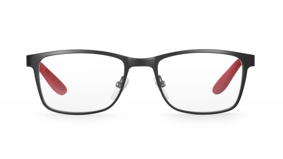 Carrera Carrerino 53 Eyeglass Frames CARRE53-0HMS-4717 - Matte Black Red Frame, Lens Diameter 47mm, Distance Between Lenses 17mm