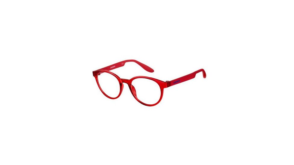 Carrera Carrerino 60 Progressive Prescription Eyeglasses CARRE60-0SZK-4418 - Red Frame, Lens Diameter 44mm, Distance Between Lenses 18mm