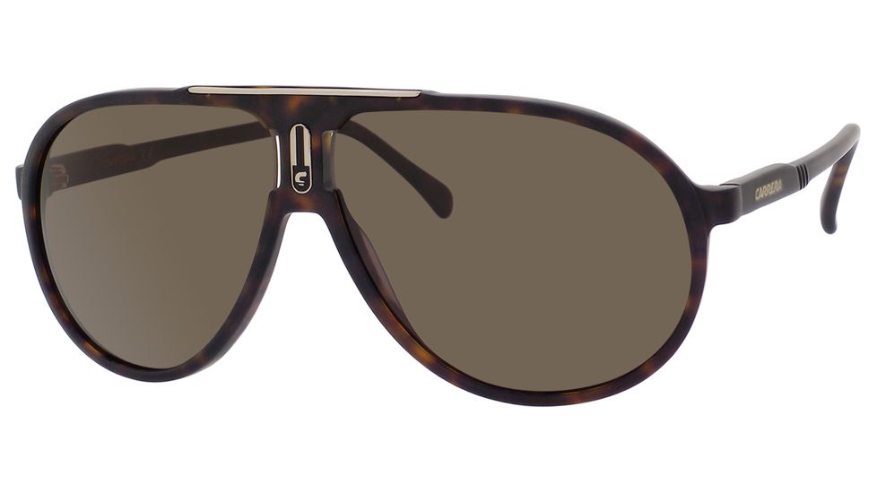Carrera Champion/AC/P/S Progressive Prescription Sunglasses CHAMPACPS-0086-DS-6211 - Frame Color Dark Havana, Lens Diameter 62 mm