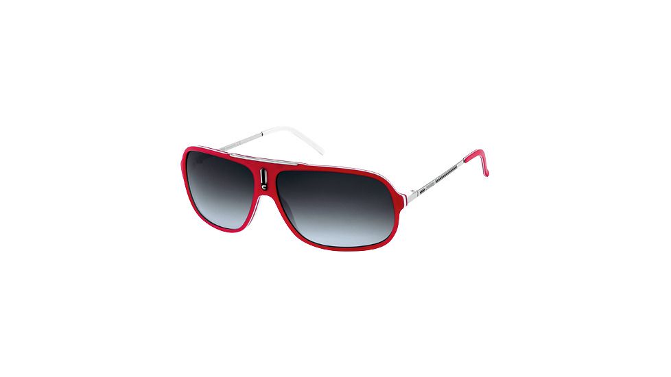 Carrera Cool Sunglasses - Red White / Palladium Frame, Gray Gradient Lenses COOLS06DC7V