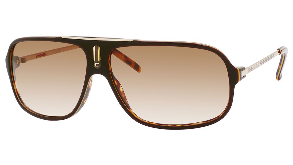 Carrera Cool/S Progressive Prescription Sunglasses COOLS-0CSV-ID-6512 - Lens Diameter 65 mm, Frame Color Brown Havana / Gold