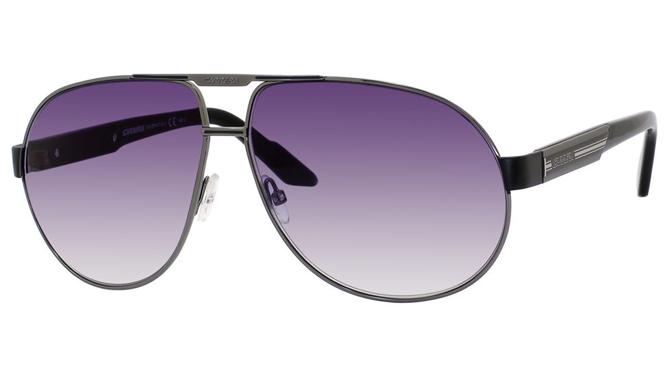Carrera Daytona 1/S Bifocal Prescription Sunglasses DAYTO1S-0BGL-LF-6211 - Frame Color Dark Ruthenium Black, Lens Diameter 62 mm