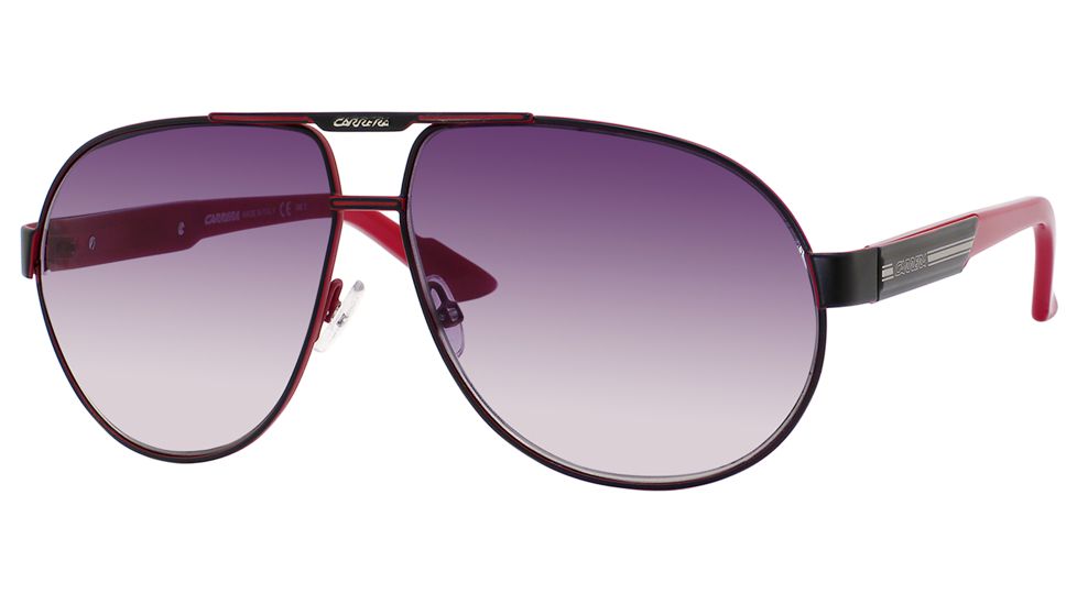 Carrera Daytona 1/S Bifocal Prescription Sunglasses DAYTO1S-0KIN-9C-6211 - Frame Color Black Red, Lens Diameter 62 mm