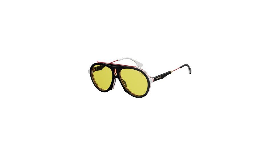 Carrera Flag Progressive Prescription Sunglasses FLAGS-0GUU-HO-5716 - Lens Diameter 57 mm, Frame Color Black-Burgundy