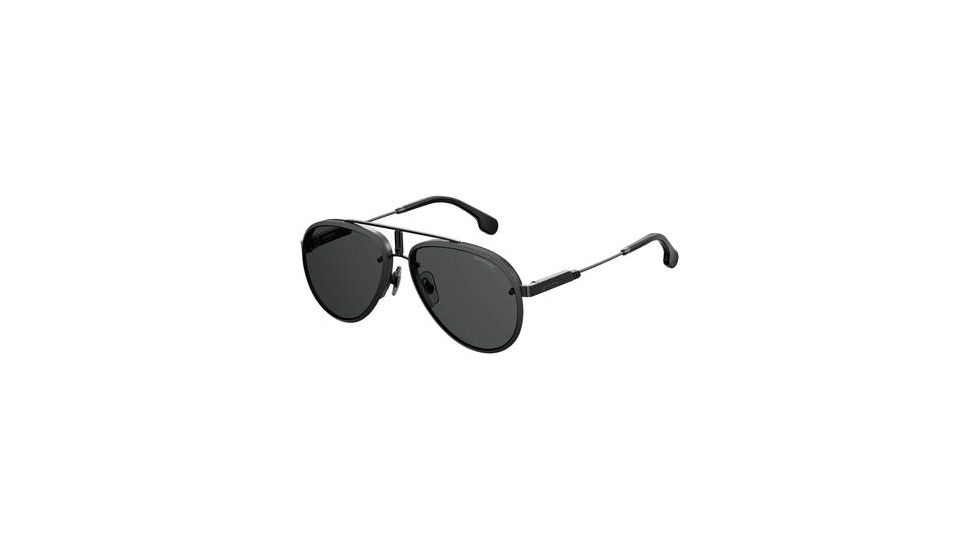 Carrera Glory Sunglasses GLORYS-0003-2K-5817 - Matte Black Frame, Gray Ar Lenses, Lens Diameter 58mm, Distance Between Lenses 17mm
