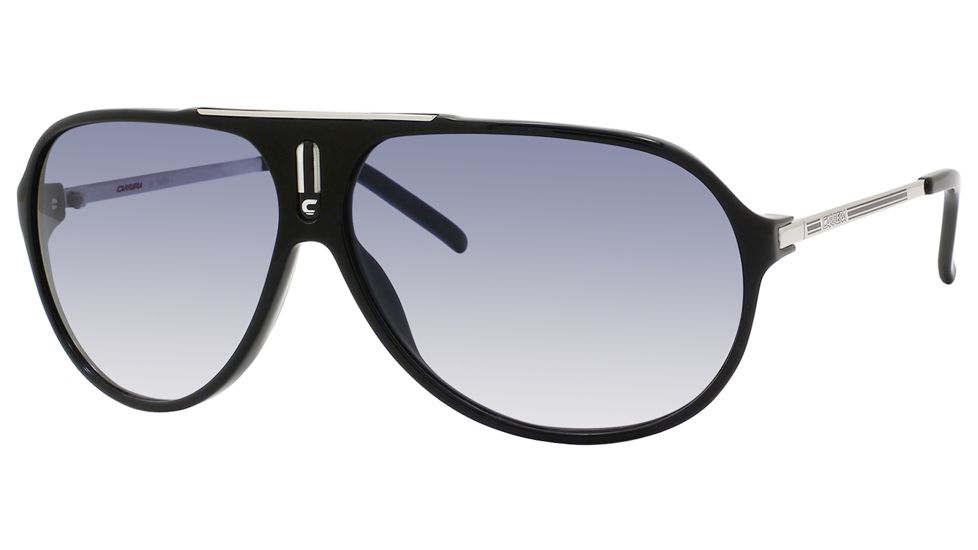 Carrera Hot/S Single Vision Prescription Sunglasses HOTS-0CSA-1P-6411 - Lens Diameter 64 mm, Frame Color Black / Palladium