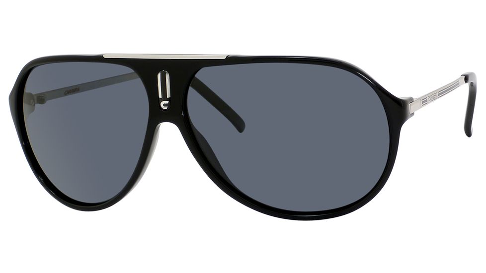Carrera Hot/S Single Vision Prescription Sunglasses HOTS-0CSA-RA-6411 - Lens Diameter 64 mm, Frame Color Black / Palladium
