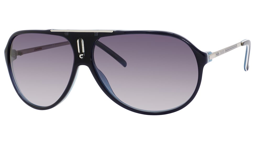 Carrera Hot/S Single Vision Prescription Sunglasses HOTS-0YCE-JJ-6411 - Lens Diameter 64 mm, Frame Color Royal Blue / Palladium