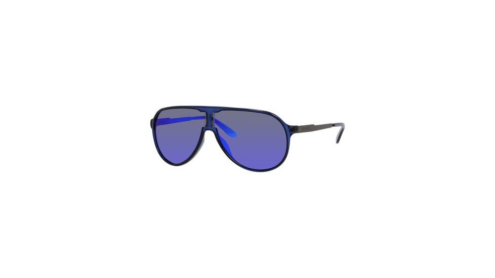 Carrera New Champion Progressive Prescription Sunglasses NEWCHS-08FS-Z0-6208 - Frame Color Blue Ruthenium, Lens Diameter 62 mm